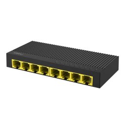 Switch Imou SG108C, 8 porturi Gigabit RJ45, 10/100/1000 Mbps, Plug and Play, 16 Gbps, montaj perete/birou, alimentator inclus