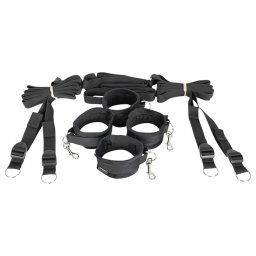 Set de imobilizare la pat (negru)