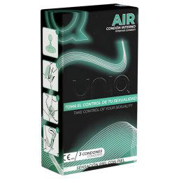 Uniq Air - prezervativ subțire pentru femei (3 buc)