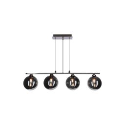 Lustră suspendată pe cablu SOMUL 4xG9/20W/230V, negru fumuriu