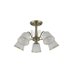 Candelabru cu tijă LOSANNA, 5 x E14, 40 W, 230 V, alamă