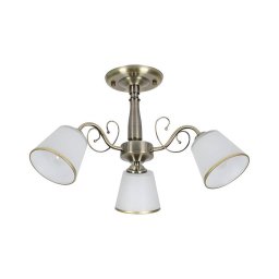 Lustră pe tijă LOSANNA 3xE14/40W/230V alamă