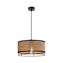 Lustră cu cablu ARDI, 1xE27/40W/230V, maro/negru