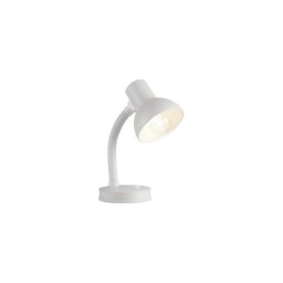 JUST LIGHT. 11080-16 - Lampă de birou flexibilă FLEXI 1xE27/25W/230V albă