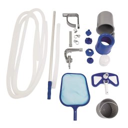 Set intretinere piscina Bestway Flowclear Deluxe 58237 cu aspirator si plasa