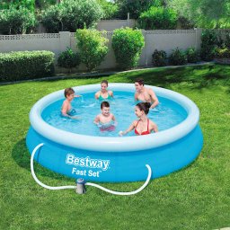 Piscina supraterana Bestway Fast Set 366 x 76 cm cu pompa de filtrare