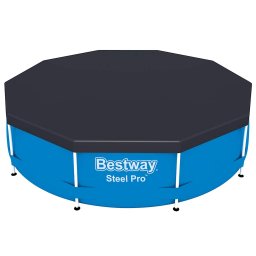 Prelata pentru piscina Bestway Flowclear 305 cm, antracit, PVC