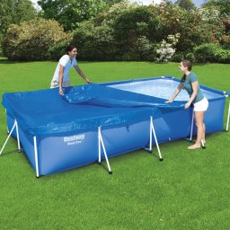 Prelata pentru piscina Bestway Flowclear 400 x 211 cm, albastra