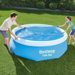 Prelata solara pentru piscina Bestway Flowclear 305 cm, albastra
