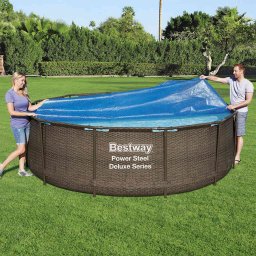 Bestway Prelata solara de piscina Flowclear, 356 cm GartenMobel Dekor