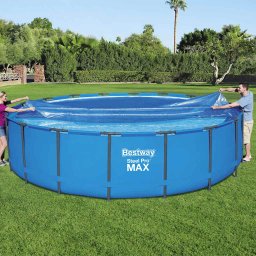 Prelata solara pentru piscina Bestway Flowclear 549 cm, albastra