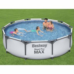 Bestway Set de piscina Steel Pro MAX, 305 x 76 cm GartenMobel Dekor