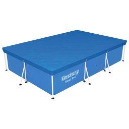 Prelata pentru piscina Bestway Flowclear 304x205x66 cm, albastra