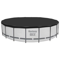 Prelata pentru piscina Bestway Fast Set Flowclear 555 cm, neagra