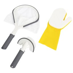 Set curatare spa gonflabil Bestway Lay-Z-Spa, 3 piese, cupa, perie, manusa