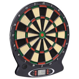 Placa electrica de darts cu sageti din polipropilena neagra GartenMobel Dekor
