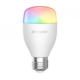 Bec inteligent Blitzwolf BW-LT27, Wi-Fi, Smart, Bulb E27, 9W, Comanda vocala, 850 LM, RGB SmartElectro IntelligentHouse
