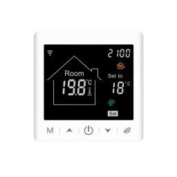 Termostat Wi-Fi BeOk pentru centrala termica pe gaz si incalzire in pardoseala SmartElectro IntelligentHouse