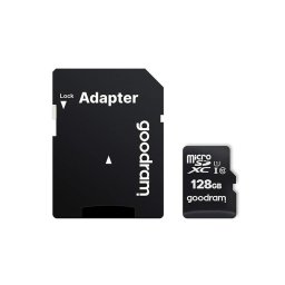 Card de memorie MicroSDXC + Adaptor SD, GOODRAM M1AA-1280R12, 128 GB, Memorie interna USH-I SmartElectro IntelligentHouse