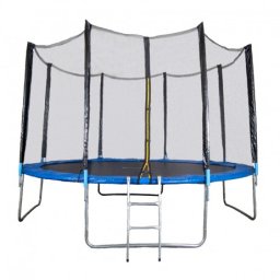 Trambulina si Plasa de Siguranta Sportmann 430 cm, Albastru