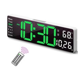 Ceas LED cu afisaj mare 5526 data temperatura telecomanda