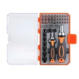 Set surubelnite cu clichet Andowl 42 in 1 Q GJ001 Portocaliu/Negru