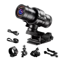Camera video MINI F9 sport 1080p Full HD unghi larg de 120 grade 60 de cadre video poate fi montata pe casca sau bicicleta/motocicleta