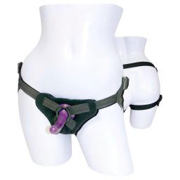 Sportsheets - dildo din silicon cu prindere (mov)