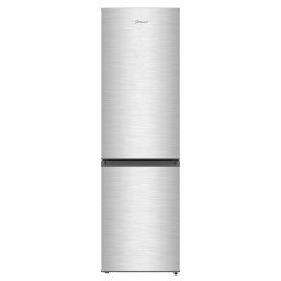 RESIGILAT - Combina frigorifica STARCREST SC-170IX-E, 170 L, Clasa E, Less Frost, Termostat reglabil, Iluminare LED, Suprafata Inox antiamprenta, Picioare ajustabile, Usi reversibile, H 151.8 cm, Inox