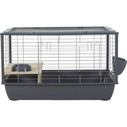 Custi, tarcuri si colivii NEOLIFE CONNECT pentru iepuri și pisici domestice, 80 cm, gri