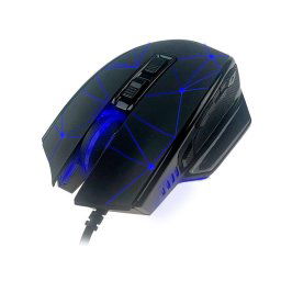Mouse Gamezone Space – Mouse gaming USB, optic 7200 DPI, 6 butoane + scroll, iluminare RGB, negru