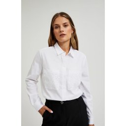 Marisse Women's Shirt L-Ko-4601 White