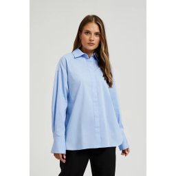 Marisse Women's Shirt L-Ko-4602 Blue