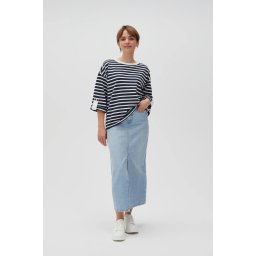 Marisse Women's Sweatshirt L-Bl-4607 Navy