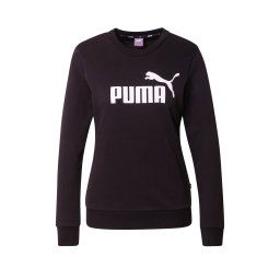 PUMA Hanorac sport negru / alb