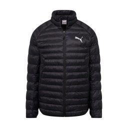 PUMA Geacă sport negru / alb