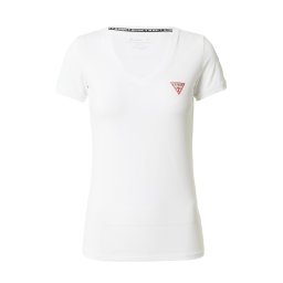 GUESS Tricou roșu / negru / alb
