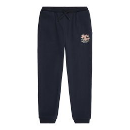 Jack & Jones Junior Pantaloni 'JPSTElogo' albastru noapte / portocaliu închis / alb murdar