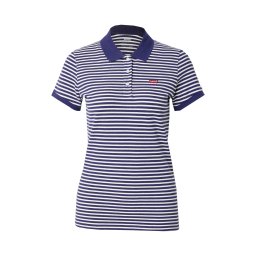LEVI'S ® Tricou 'Slim Polo Shirt' bleumarin / alb