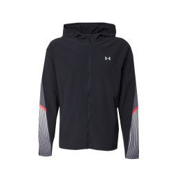 UNDER ARMOUR Geacă sport 'Velociti Storm' gri bazalt / roșu intens / negru / alb