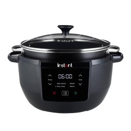 Slow Cooker MCOOKER-IPSCSUPERIOR 800W, Capacitate 7.1L, Keep Warm, 4 in 1, control digital, Negru