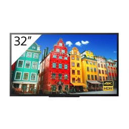 Display profesional 32" Sony Bravia, FW-32BZ30J, 300cd, 24/7, Landscape/Portrait, Apple AirPlay/Chromecast încorporat