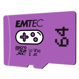 Card memorie Emtec mSD 64GB UHS-I U3 V30 A1 Gaming Purple