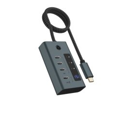ICY BOX 4-Port hub with USB 3.2 Gen 2 Type-C interface