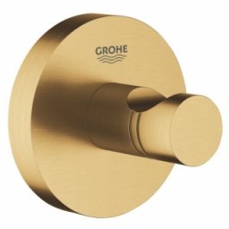 Cuier simplu Grohe Essentials, Brushed Cool Sunrise, auriu periat mat
