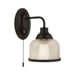 Lampă de perete Searchlight 2671-1BK HIGHWORTH 1xE27/60W/230V negru