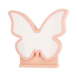 Lampă de birou LED pentru copii BUTTERFLY LED/14W/230V roz