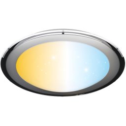 Aigostar - Plafonieră LED dimmabilă 60W/230V 2700-6500K Ø 52,7 cm crom+telecomandă