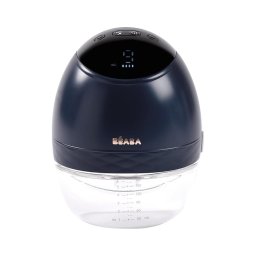 Beaba - Pompă electrică pentru lapte matern HANDS-FREE, 180 ml, 1300 mAh, albastru