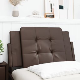 Perna pentru tablie pat, maro, 80 cm, piele artificiala GartenMobel Dekor